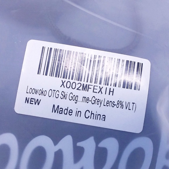 Loowoko OTG Black Frame Grey Reflective Lens 8% VLT - Picture 11 of 15